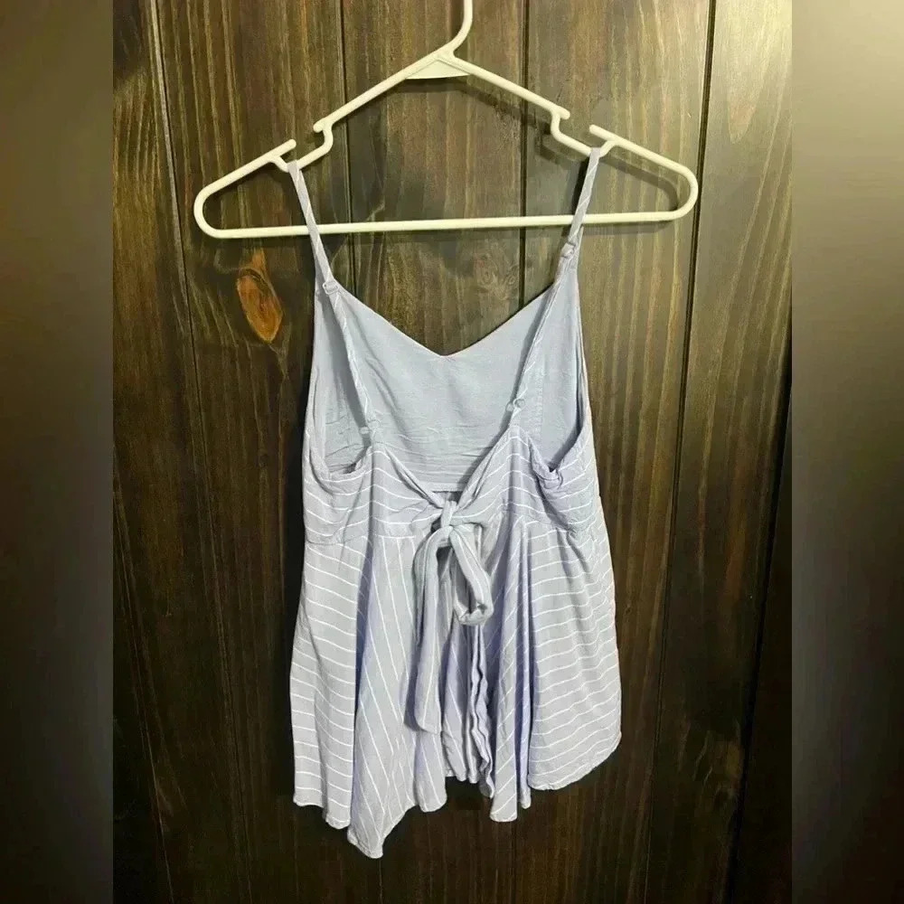 Hyfve Striped Tank-Open Back-Size:Medium - Picture 7 of 8